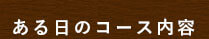 ある日のコース内容